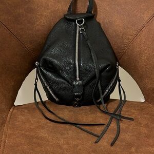 Black Leather Rebecca Minkoff Backpack